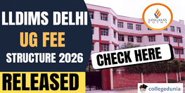 LLDIMS Delhi Releases UG Fee Structure 2026 Check Tuition Fee Here